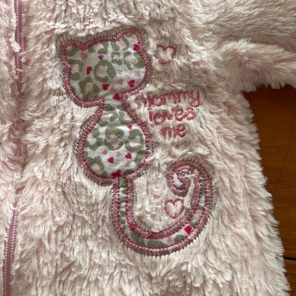 NWOT Duck Duck Goose 0-3 months soft pink insulated pram snow suit - Picture 6 of 15